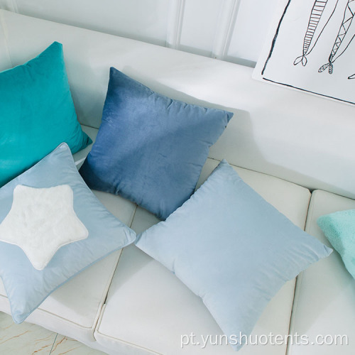 Almofadas de veludo para assento de sofá de alta venda